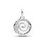 PANDORA ME Dankbarkeit Spirale Medaillon-Charm aus Sterling Silber mit Cubik Zirkonia, Kompatibel ME und Moments Armbändern,793046C01