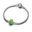 PANDORA Moments Grünes Murano-Glas Mini-Charm aus Sterling Silber, Kompatibel Moments Armbänder, 793106C00