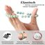 Landorilo Handmade Echte Naturstein Perlen Heilsteine Armband Damen Herren, 8MM Runde Edelsteine Yoga Armbänder, Glücksarmband, Kreative Schmuck Geschenke(Blauer Amazonit)