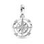 PANDORA ME Kompass Medaillon aus Sterling Silber, Cubic Zirkonia, Kompatibel ME Collection, 18,1mm, 792693C01
