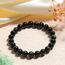 Landorilo Echte Naturstein Perlen Armband, Damen Herren Zweifarbiger Obsidian Perlenarmband, 8MM Runde Edelsteine Yoga Chakren Armbänder, Geburtstag Valentinstag Geschenke
