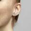PANDORA Ohrstecker "Funkelndes Blumentrio" Silber 298876C01