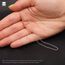 Amberta Damen 1.1 mm Panzerkette Halskette aus 925 Sterling Silber: 55 cm