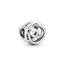 Pandora Charm "Always Together" Verschlungene Herzen Silber 791507C00