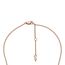 Fossil Halskette Für Frauen Drew, Länge: 460mm+55mm, Breite: 21.5mm, Höhe: 21.5mm Rose Gold Edelstahl Halskette, JF04386791