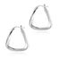 Creolen Ohrringe für Damen, Silber 925 Eckig Ohrringe Silber Gedrehte Ohrringe Große Dicke Silber Ohrringe Creolen Trendige Geometrische Creolen Ohrringe Klobige Ohrringe Schmuck Geschenke