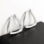 Creolen Ohrringe für Damen, Silber 925 Eckig Ohrringe Silber Gedrehte Ohrringe Große Dicke Silber Ohrringe Creolen Trendige Geometrische Creolen Ohrringe Klobige Ohrringe Schmuck Geschenke