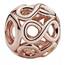 PANDORA Charm in Form von Unendlichkeits-Symbolen mit 14 Karat rosévergoldete Metalllegierung Moments Collection