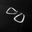 Creolen Ohrringe für Damen, Silber 925 Eckig Ohrringe Silber Gedrehte Ohrringe Große Dicke Silber Ohrringe Creolen Trendige Geometrische Creolen Ohrringe Klobige Ohrringe Schmuck Geschenke
