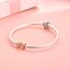 2 PCS Spacer Charm Stopper Roségold für Pandora Charms Armbänder 925 Sterling Silber “MEHRWEG”