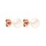 Purelei Pearl Ohrringe (Roségold) – Damenohrringe aus langlebigem Edelstahl – Wasserfeste Ohrringe Damen – 1,56 cm Durchmesser – Modeschmuck für deinen individuellen Look