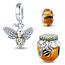 HappyStar Silber 925 Charms Anhänger für Armbänder, Combination Dangle Anhänger Bead Charms für Damen Kompatibel mit Pandora Europäischen Armbändern und Halskette （Mit Spacer Beads