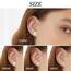 Damen Perlen Ohrringe 925 Sterling Silber 10mm Button weiß Süßwasser Perlen Ohrstecker