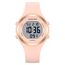 GOLDEN HOUR Digital Uhr Damen 5ATM Wasserdichte Sport Chronograph Mit Silikonarmband - Elegant Sportliche Armbanduhr Mit Datum Und Leuchtend Leicht Ablesbarem Zifferblatt - Champagne