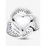 PANDORA Moments Funkelnde Blühende Rose Oversized Charm aus Sterling Silber mit Zirkonia, Kompatibel Moments Armbändern, 793245C01