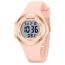 GOLDEN HOUR Digital Uhr Damen 5ATM Wasserdichte Sport Chronograph Mit Silikonarmband - Elegant Sportliche Armbanduhr Mit Datum Und Leuchtend Leicht Ablesbarem Zifferblatt - Champagne