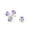 Limerencia Titan Ohrringe für Damen Herren, G23 Medizinische Ohrstecker Hypoallergen Gesundheitsstecker Ohrringe für empfindliche Ohren Mode Damenschmuck (5mm, Lila)