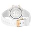 GOLDEN HOUR Digital Uhr Damen 5ATM wasserdichte Sport Chronograph Silikonarmband Armbanduhr Damen Sportlich Elegant Uhren Damen mit Datum Leuchtend Leicht ablesbares Zifferblatt - White