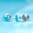 Limerencia Titan Ohrringe für Damen Herren, G23 Medizinische Ohrstecker Hypoallergen Gesundheitsstecker, CZ Ohrringe für empfindliche Ohren Mode Damenschmuck (5mm, Aquamarin)