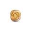 PANDORA Moments Gelbe Blühende Rose Charm aus Sterling Silber, Kompatibel Moments Armbändern, 793212C02