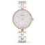 Swarovski Cosmopolitan Uhr, Damenuhr mit Silberfarbenem Zifferblatt, Swarovski Kristallen und Edelstahlarmband
