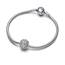 PANDORA Timeless Funkelndes Rundes Pavé-Charm mit Zirkonia Moments Collection, kompatibel Moments Armbändern, 792630C01