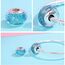 925 Sterling Silber Blaues Murano-Glas Charm für Pandora-Armband,Schmuckgeschenk für Damen