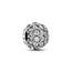 PANDORA Timeless Funkelndes Rundes Pavé-Charm mit Zirkonia Moments Collection, kompatibel Moments Armbändern, 792630C01