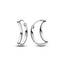 PANDORA Moments Mond-Ohrringe aus Sterling Silber, 292989C00