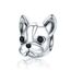925 Sterling Silber Französische Bulldogge Hund Charms für Pandora Armband