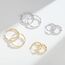 Ohrringe Silber 925 Creolen Für Damen | Gedrehte Zirkonia Creolen, Silber & 14K Vergoldet | Funkelnd, Leicht, Hypoallergen