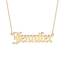 Joelle Jewelry Design Personalisiert Namenskette Alte englische Schrift kette mit Namen Gold/Rosegold Vergoldet Schmuck Geburtstagsgeschenk Für Frauen Mädchen Mama Freundin Schwester Oma