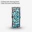 PANDORA Moments Petrolfarbener Pavé-Clip Sterling Silber, Cubic Zirconia 791817MCZ