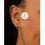 Purelei Ike Ohrringe (Roségold) – Damenohrringe aus langlebigem Edelstahl – Wasserfeste Ohrringe Damen – 1,4 cm Durchmesser – Modeschmuck für deinen individuellen Look