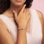 PANDORA Moments Petrolfarbener Pavé-Clip Sterling Silber, Cubic Zirconia 791817MCZ