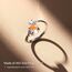 MILACOLATO Ring Silber 925 Damen Mondstein Ring Verstellbar Mondstein Ringe Silber Vintage Ringe Frauen Keltisches Dreieck Zirkonia Rings Oval Rund Herz Edelstein Rings Schmuck Für Sie Mit Geschenkbox