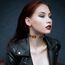 JewelryWe Schmuck Damen Choker Leder Halsband Gothic Punk Lolita Herz Spike Nieten Sklave Kragen Halskette 34-38cm Erstellbare Collier Kette, Braun