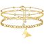 Jbniuay Fußkettchen für Damen 925 Sterling Silber - Infinity Herz Fußkette - Damen Fußkettchen - Fußkette Verstellbare 23+5cm - Geschenke für Frauen/Mädchen/mama/mutter (Sommergeschenk)