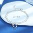Jbniuay Fußkettchen für Damen 925 Sterling Silber - Infinity Fußkette - Damen Fußkettchen - fussketten für frauen silber 925 Verstellbare 23+5cm - Geschenke für Frauen/damen/mama/mutter/Tochter