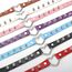 JewelryWe Schmuck 7pcs Damen Choker Leder Halsband Gothic Punk Lolita Herz Spike Nieten Sklave Kragen Halskette 34-38cm Erstellbare Collier Kette, 7 Farben Set