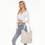 KALIDI Cord Tasche Damen Umhängetasche mit Reißverschluss Wasserdicht Tote Bag mit Taschenfach Groß Shopper Tasche Handtasche Schultertaschen für Arbeit Büro Reisen Einkaufen Schule