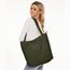 KALIDI Cord Tasche Damen Umhängetasche mit Reißverschluss Wasserdicht Tote Bag mit Taschenfach Groß Shopper Tasche Handtasche Schultertaschen für Arbeit Büro Reisen Einkaufen Schule