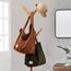 KALIDI cord Tasche Damen Umhängetasche mit Reißverschluss,Groß Shopper Tasche Tote Bag Handtasche Schultertaschen für Arbeit Büro Reisen Einkaufen Schule und Alltag