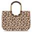 reisenthel loopshopper L frame leo macchiato – Stabile Tasche mit praktischen Fächern aus recycelten PET-Flaschen – Charmantes und wasserabweisendes Design gold