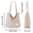 KALIDI cord Tasche Damen Umhängetasche mit Reißverschluss,Groß Shopper Tasche Tote Bag Handtasche Schultertaschen für Arbeit Büro Reisen Einkaufen Schule und Alltag