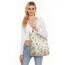 KALIDI Cord Tasche Damen Umhängetasche mit Reißverschluss Wasserdicht Tote Bag mit Taschenfach Groß Shopper Tasche Handtasche Schultertaschen für Arbeit Büro Reisen Einkaufen Schule (white)