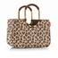 reisenthel loopshopper L frame leo macchiato – Stabile Tasche mit praktischen Fächern aus recycelten PET-Flaschen – Charmantes und wasserabweisendes Design gold