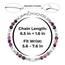 SIUMAL Boho Armband Damen, Natürliches Steine Armbänder für Frauen Party Weihnachten Geburtstag Jubiläum Abschluss Valentinstag Muttertag