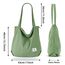KALIDI cord Tasche Damen Umhängetasche mit Reißverschluss,Groß Shopper Tasche Tote Bag Handtasche Schultertaschen für Arbeit Büro Reisen Einkaufen Schule und Alltag