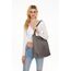 KALIDI Cord Tasche Damen Umhängetasche mit Reißverschluss Wasserdicht Tote Bag mit Taschenfach Groß Shopper Tasche Handtasche Schultertaschen für Arbeit Büro Reisen Einkaufen Schule (grey2)